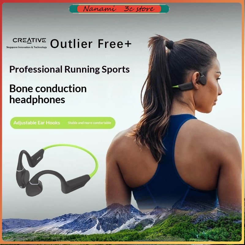 Headphones - Creative Outlier Kostenlose wasserdichte Knochenleitungs-Ohrhörer, kabellose