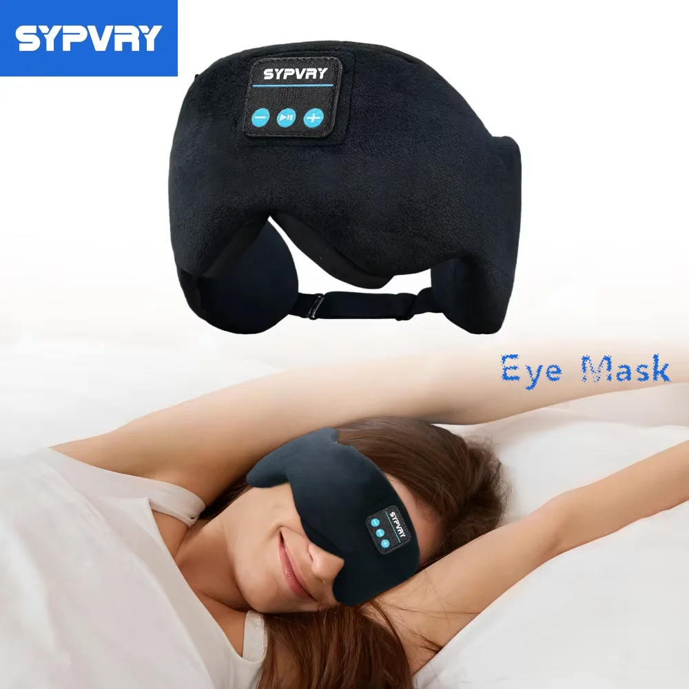 Sleep Mask Headphones Bluetooth - Bluetooth-Augenmaske mit Kopfhörern zum Schlafen. Bequeme