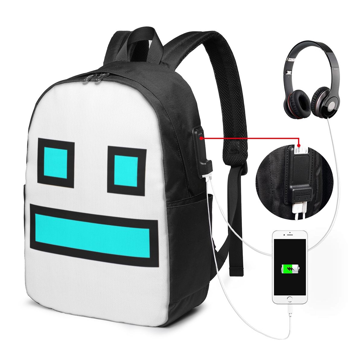 Video Game Geometry Dash Rucks – Laptops Bewertung und Preis