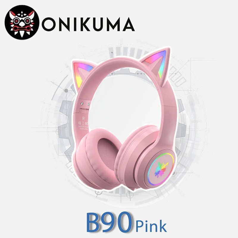 Onikuma B90 Pink Cat Ear Gamin – Gaming Headset With Mic Rgb Bewertung und Preis