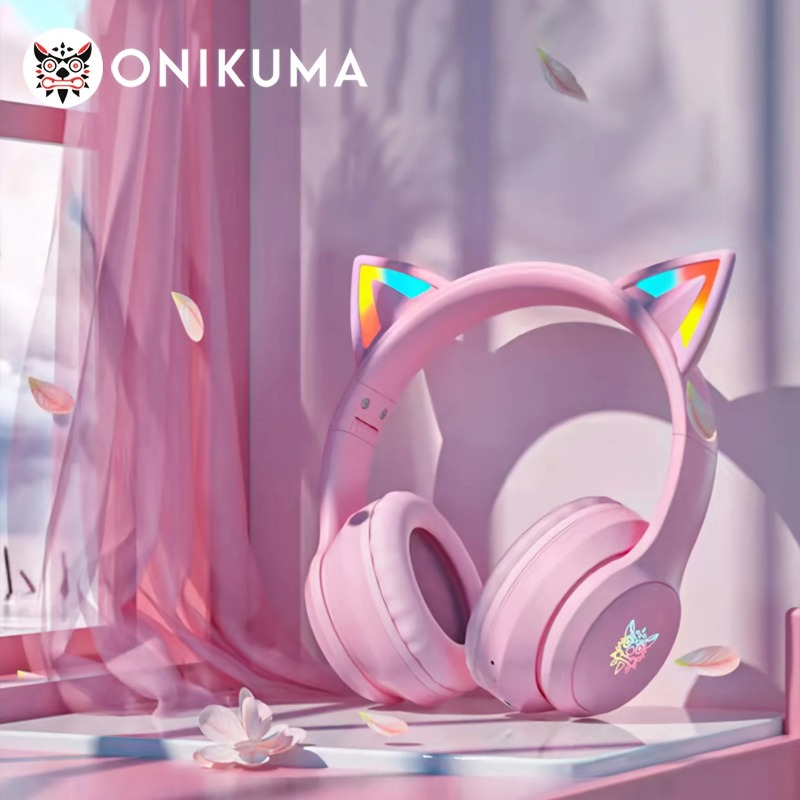Onikuma B90 Pink Cat Ear Gamin – Gaming Headset With Mic Rgb Bewertung und Preis