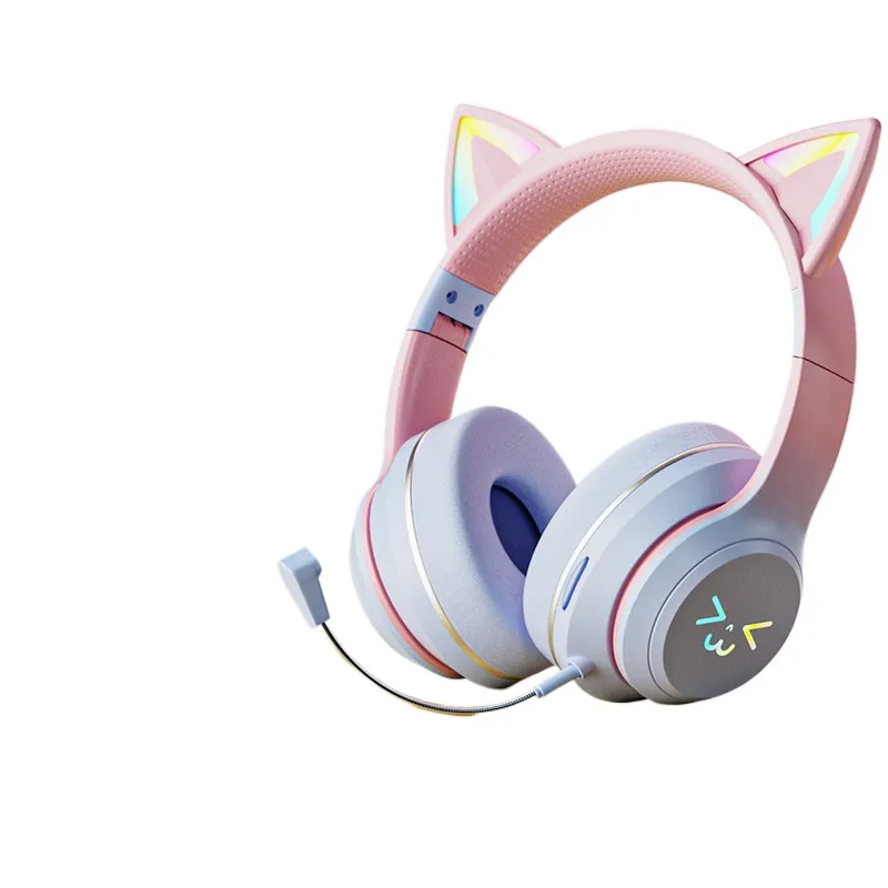 Kabellose Bluetooth-Kopfhörer  – Cat Ear Bluetooth Headset Led Bewertung und Preis
