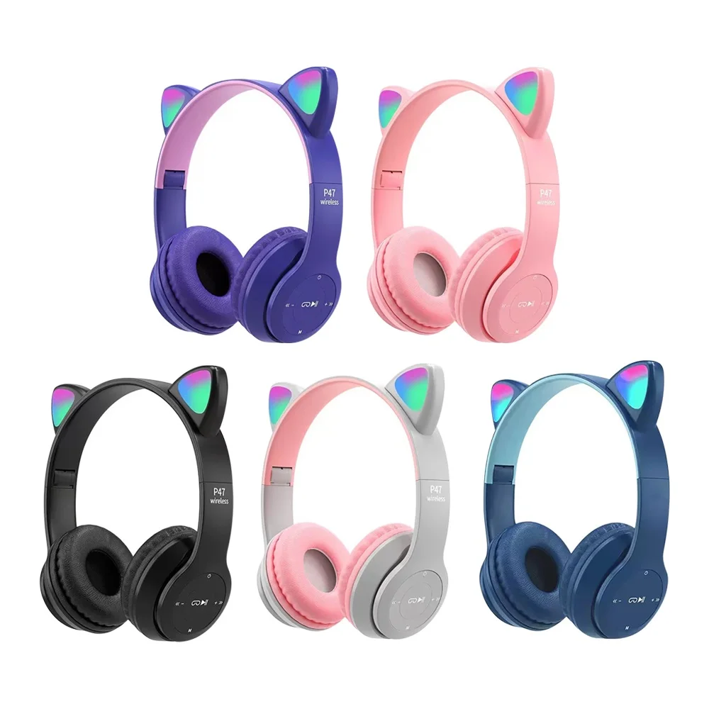 Süßes Katzenohr-Bluetooth-komp – Cat Ear Bluetooth Headset Led Bewertung und Preis