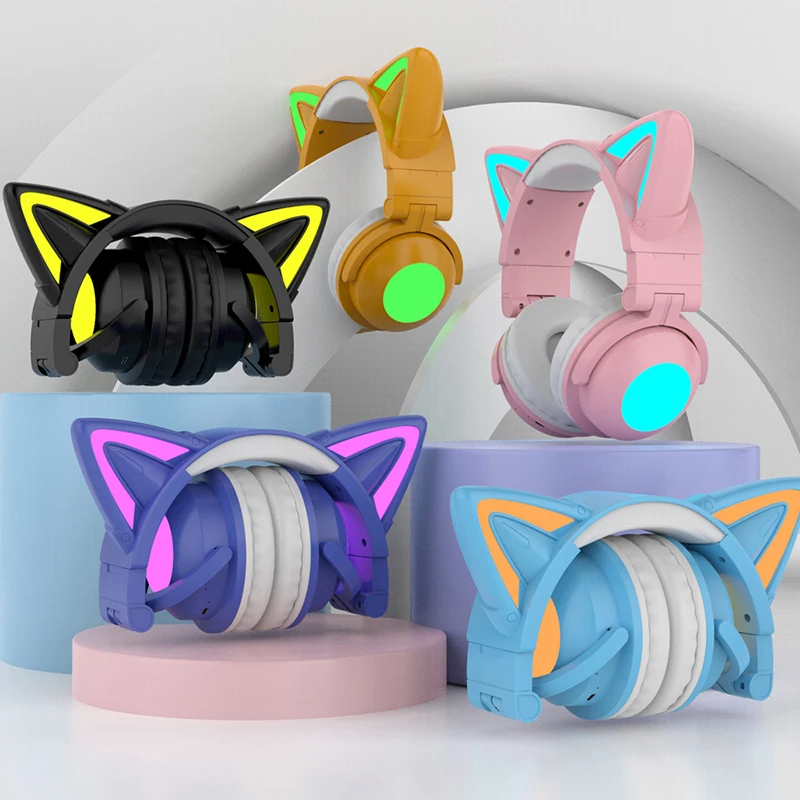 ZW068 Bluetooth Kopfhörer LED  – Cat Ear Bluetooth Headset Led Bewertung und Preis