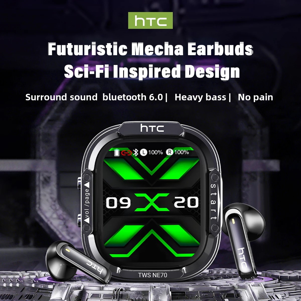 HTC NE70 Bluetooth V6.0 Kopfhö – Type C Wired Earphones With Mic Bewertung und Preis
