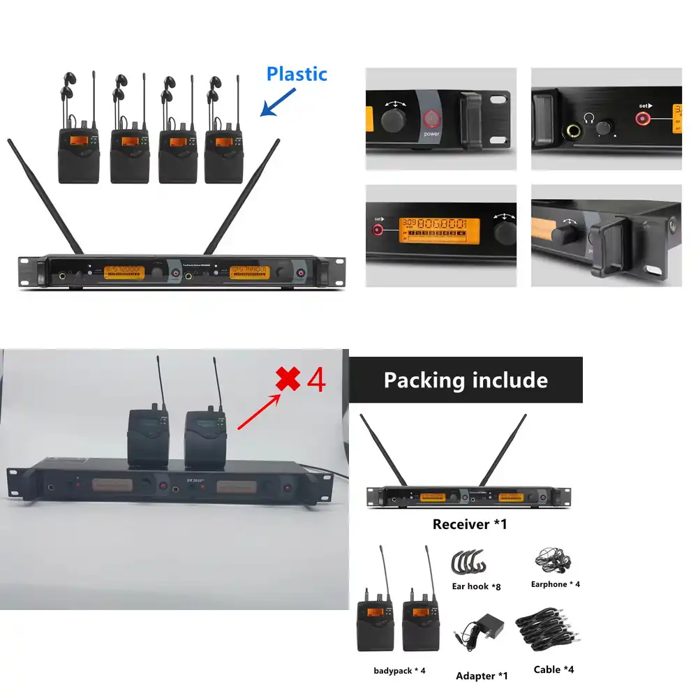 572-603MHz 2050EX Doppelsender – In Ear Monitors For Singers Bewertung und Preis